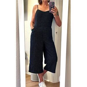 Classy & Fun Carolina Belle Montreal All in One Navy Blue & White polka dots 6